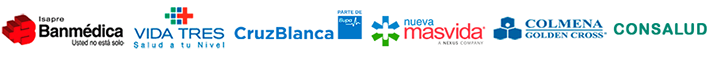 isapre Consalud, Isapre Nueva mas Vida, Isapre Colmena, Isapre CruzBlanca, Isapre Banmedica, Isapre Vida Tres